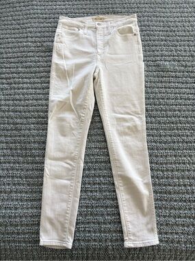 Madewell White Skinny Jeans